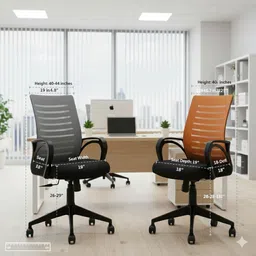 tdf High-Back Ergonomic Office Chair Fabric Office Executive Chair image 3