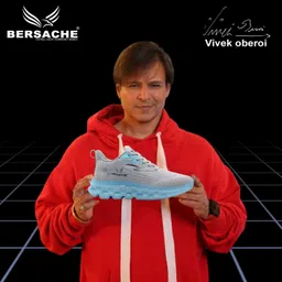 Bersache Sports ,walking,cricket, Trending Grey Running Shoes For Men's Walking Shoes For Men image 2