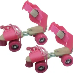 authfort Roller Skating Shoes Front Brakes Kids Skates Quad Roller Skates - Size 4-8 UK image 2