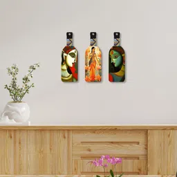 shree sanwariya crafts Eye-Catching Bottle Shape Design Wall Hanging for Home Decor Gift Item image 3