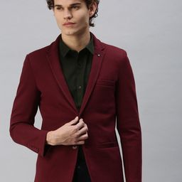 showoffff Men Solid Single Breasted Party Blazer-picture-29