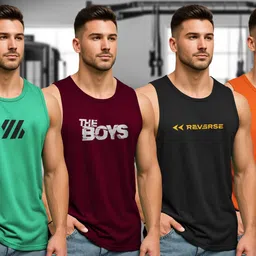 fuzer Pack of 4 Men Vest image 1