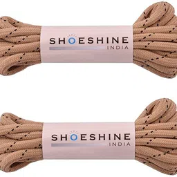 SHOESHINE Round Boot Lace Casual Hiking Shoelace 120CM 4mm Beige Shoe Lace-picture-13