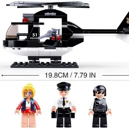sluban Helicopter Chase construction blocks M38-B0651 image 4