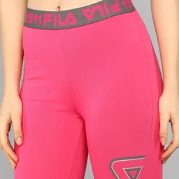fila Printed Women Pink Tights image 5
