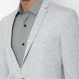 allen solly Men Self Design Single Breasted Casual Blazer image 4