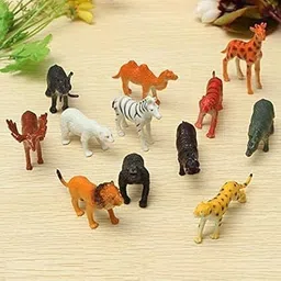 lumina ventures Wild Animals Kids Toy Set – Safari Jungle Animal Figures (Pack of 6) image 5