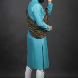 Sudako Acrylic Striped Men Shawl image 4