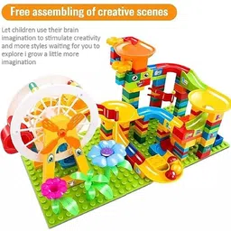 toy dekho 186 pcs Brain Development Variable Sliding Educational Building Blocks Toy image 3