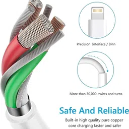 AC POWER Lightning Cable 1 m Original 20 Watt Cable image 4