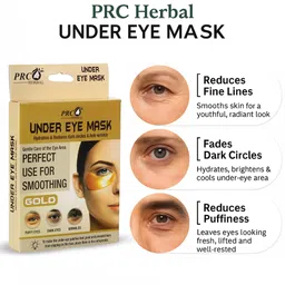 prc herbal Herbal Under Eye Mask - Gold Hydration & Anti-Wrinkle Treatment (Pack of 1) image 3