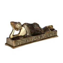 aapno rajasthan Brass Buddha Statue image 4