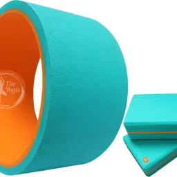 the yogis Yoga Wheel for Women and Men Strong, Sweat Resistant With 2 Yoga Blocks Yoga Blocks-picture-26