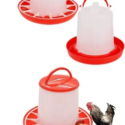 tm&w high quality feeder 1.5 kg drinker 2 PC 1.5 ltr 2 PC=4PCS for any birds useful, Common Bird Feeder image 1