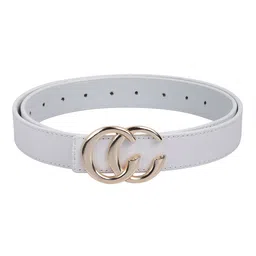 kastner Women Casual White Artificial Leather Belt image 3