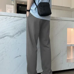 lothric Men Self Design Grey Track Pants image 4