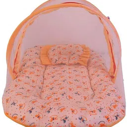 kwitchy Baby Bedding Set for New Born Bed Mattress with Mosquito Net & Neck Pillow-picture-20