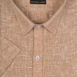 accox Men Regular Fit Solid Spread Collar Formal Shirt image 1