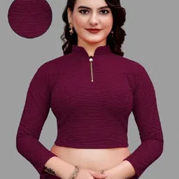 women mode Band collar Women Blouse image 5