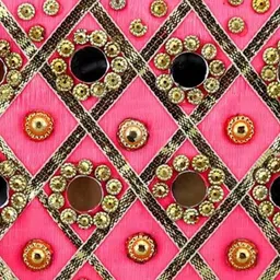 banithani Women Pink, Yellow Potli image 5