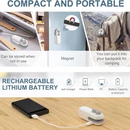 shine tex Sealing Machine for Food Packets - Portable (Dark Green) Hand Held Heat Sealer image 3