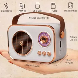 RKLS Bluetooth Wireless FM Radio Speaker With USB input hands free 10W RMP Power-219 5 W Bluetooth Tower Speaker image 4