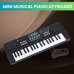 sacro (Piano Keyboard) with Mic/37 Keys 8Rhythms, 8Tones, Portable Electronic ToyD203 (Piano Keyboard) with Mic/37 Keys 8Rhythms, 8Tones, Portable Electronic ToyD203 Analog Portable Keyboard image 1