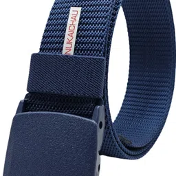 nukaichau Men Casual, Evening, Party Blue Nylon Belt-picture-12