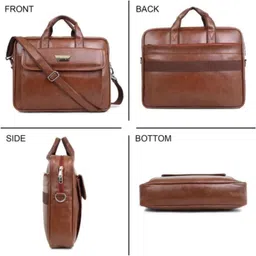 provogue Men & Women Tan Messenger Bag image 4
