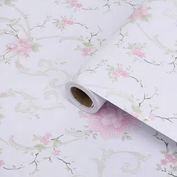 woltop Floral & Botanical White Wallpaper-picture-17