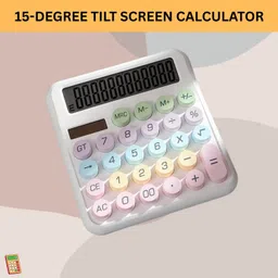 syara Desktop Cute Calculator, 12-Digit Large Display With Aesthetic Candy ColorP464 Desktop Cute Calculator, 12-Digit Large Display With Aesthetic Candy ColorW464 Basic Calculator-picture-36