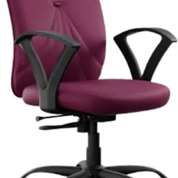 vergo Nova Mid Back Ergonomic Chair, Fixed Armrest,Moulded Foam,Metal Base, Home,Study Fabric Office Adjustable Arm Chair-picture-23