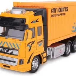venimall Die Cast City Logistics Container Truck, Pull Back Method Toy-picture-14