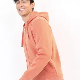 highlander Men Full Sleeve Solid Hooded Sweatshirt image 4