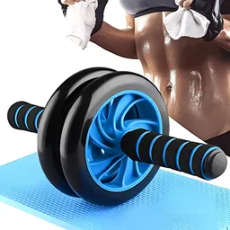 shopeleven AB Roller Wheel Exercise And Fitness Gym Ab Exerciser Ab Exerciser image 3