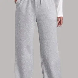 qeoncloset Women Solid Grey Track Pants image 4