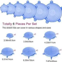 ablue clipper Cover Lids Seal for Bowl 5 inch Lid, Pack of 6 image 3