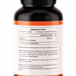 citrus nutraceutical Beta Carotene 10000 IU For Healthy Eye, Radiant Skin and Antioxidant image 2
