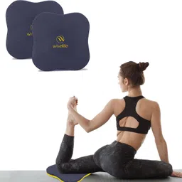Knee & Elbow Cushion Pad Navy Blue-Yellow (Pair) 20 mm Blue 20 mm Yoga Mat-image-66