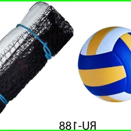 zxxxt Kit_Premium Quality Volleyball With 2 Needle and Net Nylon DP-188 Volleyball Kit-picture-13