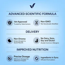 vitricion Skin & Coat Oral Strips | Shiny Fur, Omega Fatty Acids, Vitamins | Pack of 05 Pet Health Supplements image 3