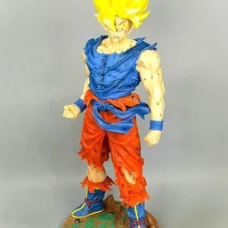 awestuffs Dragonball Z Goku Super Saiyan 1 Post Battle Action Figure Rare Edition (44 cm)-picture-24
