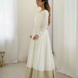 rasutakshvi Silk Blend Stitched Anarkali Gown image 2