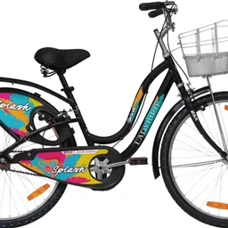 bsa LADYBIRD Splash 26T | 90% Assembled | Irish Purple | Ideal for 13+ Years | 26 T (inch) Hybrid Cycle/City Bike-picture-13