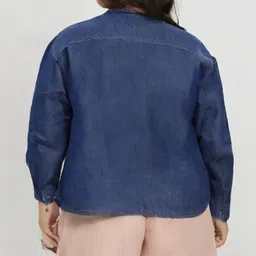 pp trends Women Slim Fit Washed Casual Shirt image 2