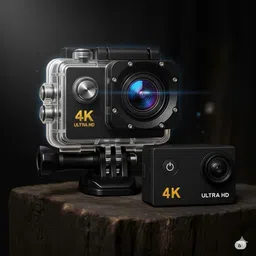 valtex Premium 4k Helmet Full HD 16 MP Wifi 30M Waterproof Bike Camera Sports Camera 4k Sports and Action Camera image 1