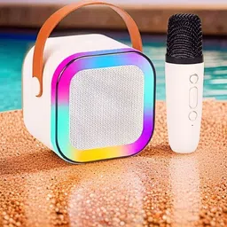 Sterling Bazaar Karaoke Speaker K12: Party POP Wireless Bluetooth Speaker with Mic, RGB 40 10 W Bluetooth Speaker-image-74