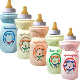 da anushi Stretchable Baby Feeding Bottle Cover with Easy to Hold Strap, 60-125ml image 3