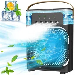DPM mist-fan Mini Table Air Cooler ,3 Mode Air with 600 ml Water Tank, Personal Air Cooling USB Fan-image-68
