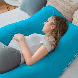 linenovation Microfibre Solid Pregnancy Pillow Pack of 1 image 2